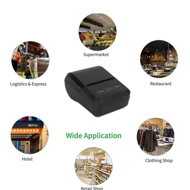 Каковы области применения термопринтеров шириной 58 мм?